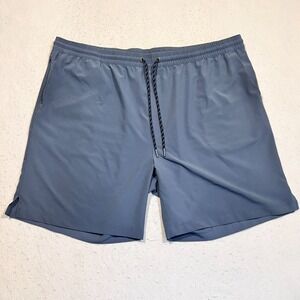Society Of One DXL Shorts Blue Big & Tall Athletic‎ Casual Drawstring Men's 3XL